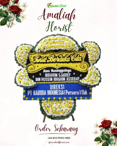 Papan Bunga Duka di Satimpo