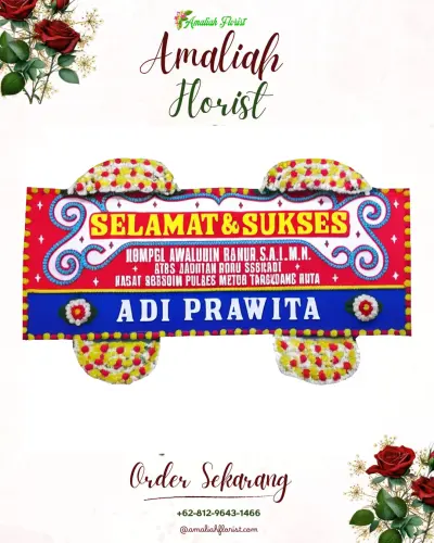 Karangan Bunga Ucapan Selamat di Satimpo