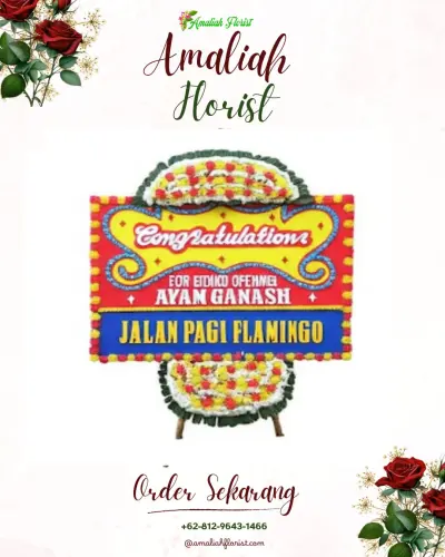 Bunga Papan Congratulation di Satimpo